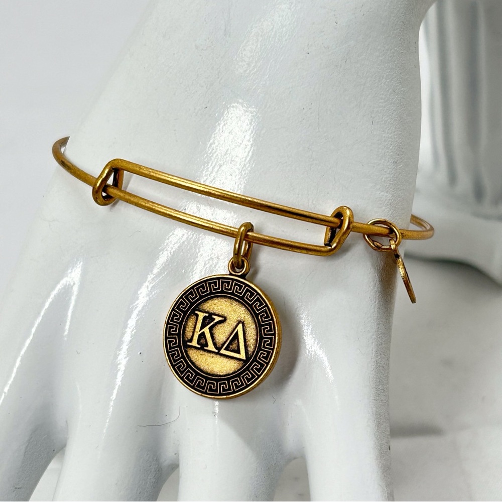 Alex And Ani, 2016, Gold Kappa Delta Sorority Charm Bracelet